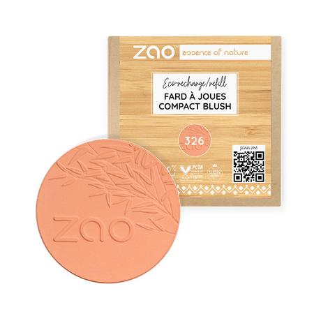 ZAO MAKEUP  Recharge Fard à joues - Certifié bio et vegan 