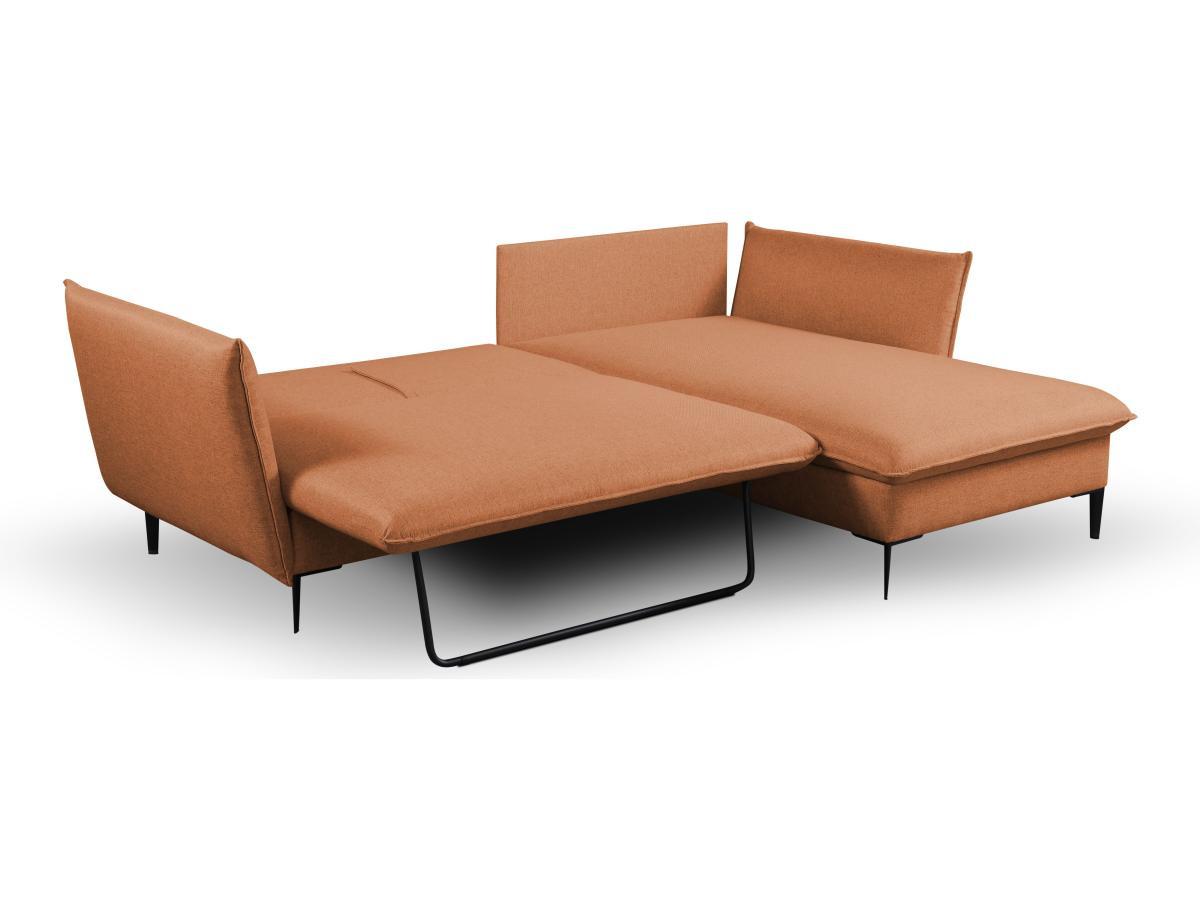 PASCAL MORABITO Canapé d'angle conible en tissu LAZARE de PASCAL MORABITO Angle droit  