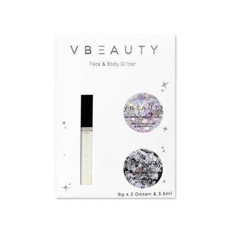 VBEAUTY  Chunky Glitter Set #Silver Edition 