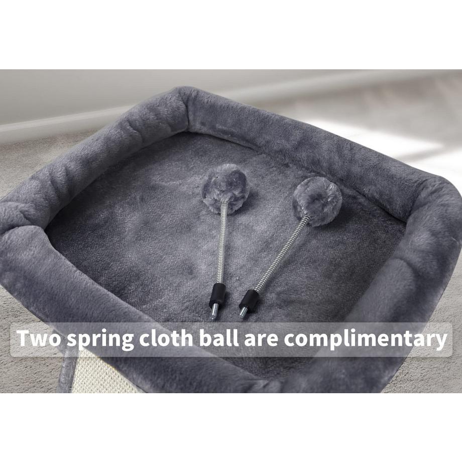 Activity-board  Katzenkratzer für Hauskatzen, Aktivitätszentrum, Kletterbaum, Katzenmöbel mit verspielten Spielzeugbällen 