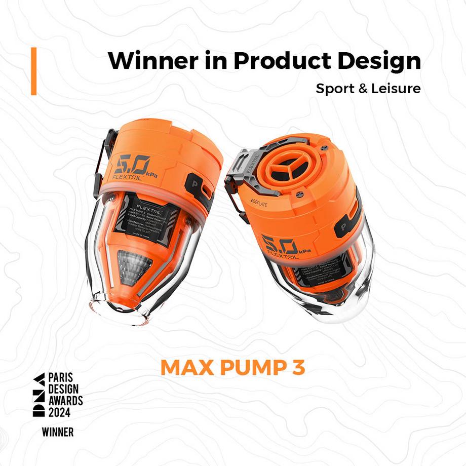 Flextail  MAX PUMP 3 Wiederaufladbare 2-in-1 Luftpumpe 