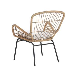 Beliani Bistro Set aus PE Rattan Rustikal LABICO  