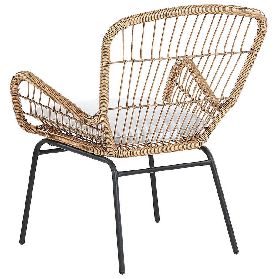 Beliani Bistro Set aus PE Rattan  LABICO  