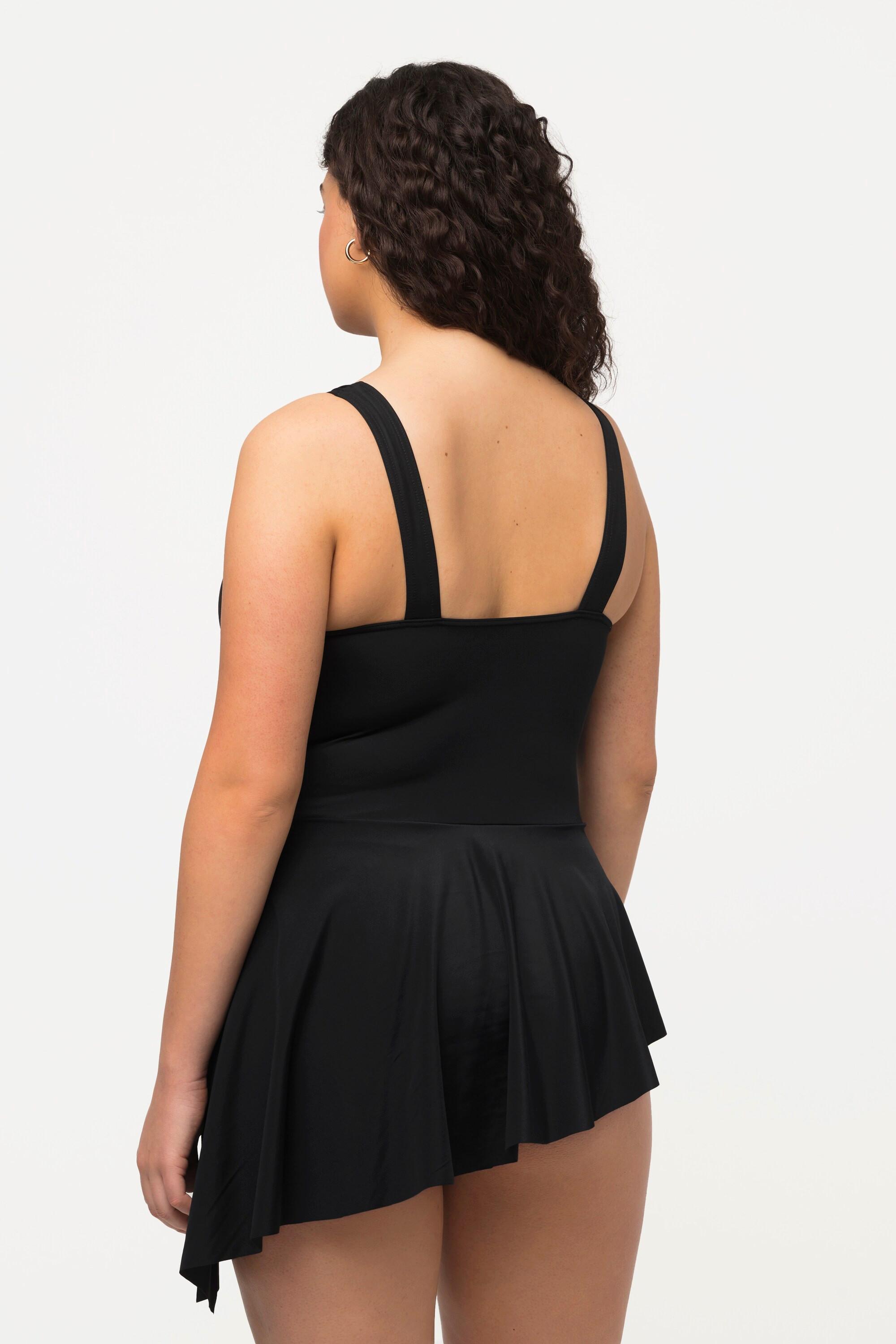 Ulla Popken Robe de bain Drapé Bonnets Souples  