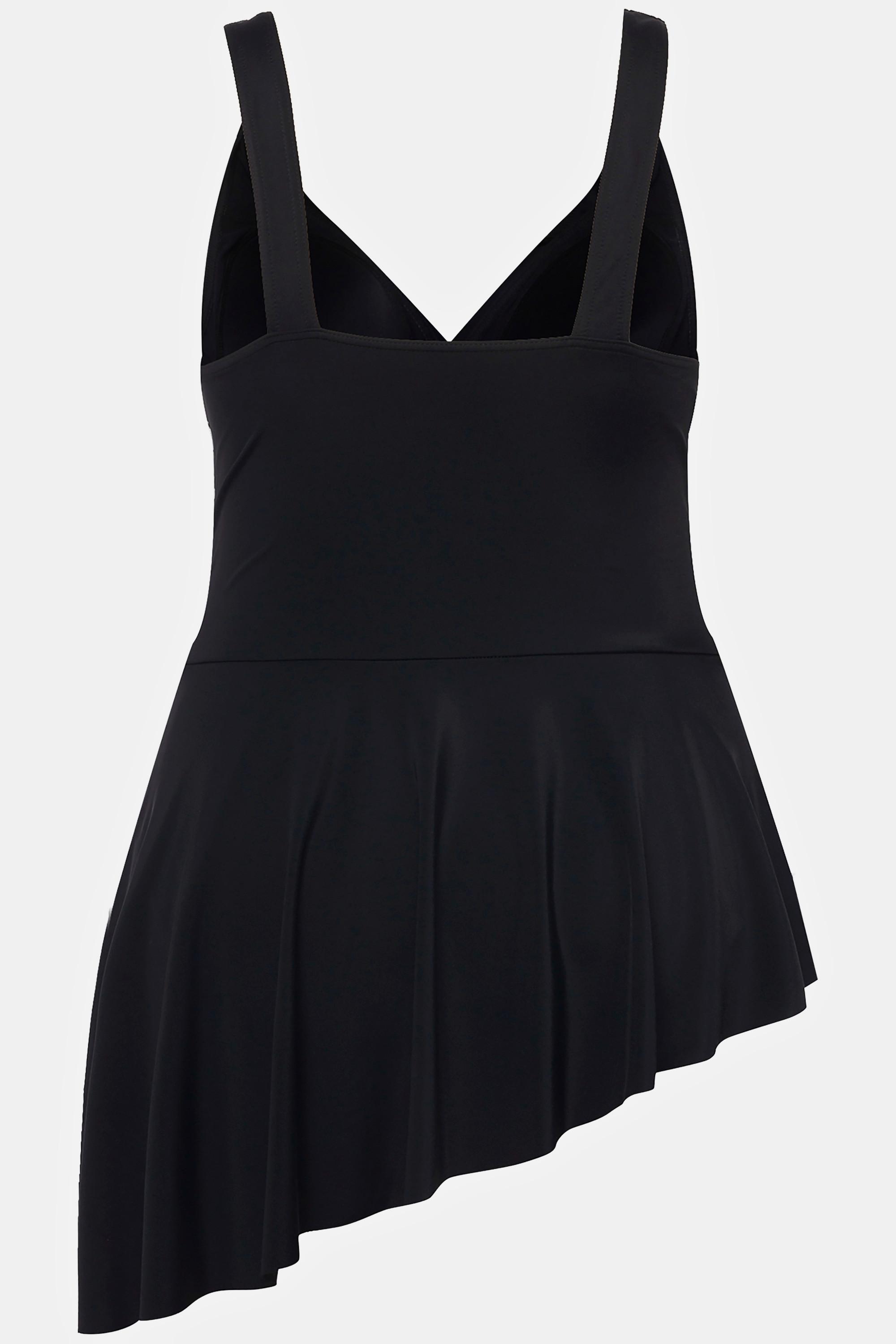 Ulla Popken Robe de bain Drapé Bonnets Souples  