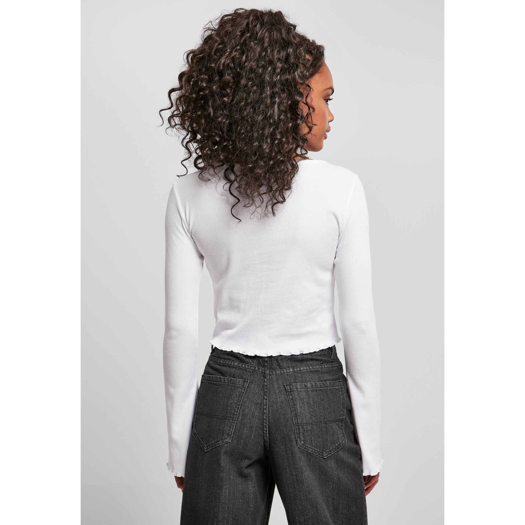 URBAN CLASSICS  cardigan cropped rib 