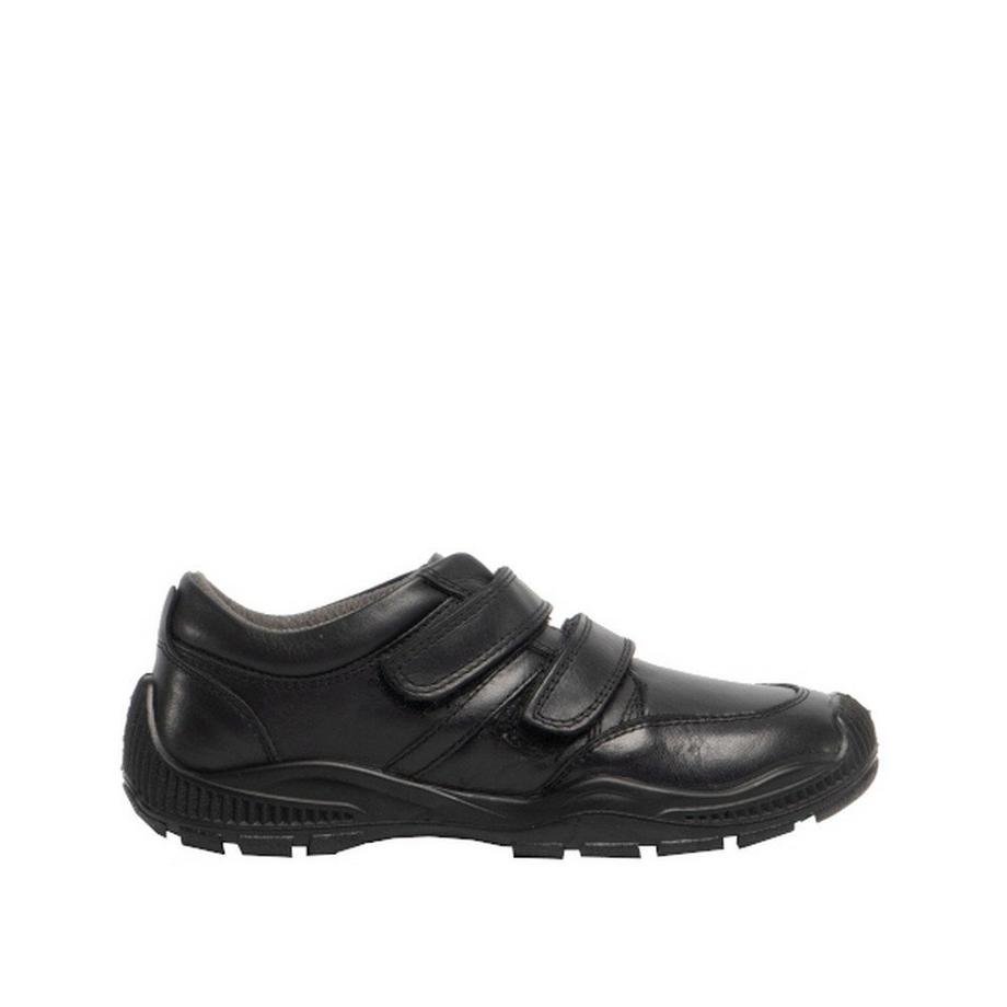 Roamers Chaussures en cuir avec fermeture auto-agrippante  
