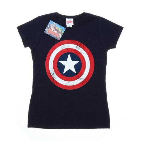 CAPTAIN AMERICA Schild Print T-Shirt  