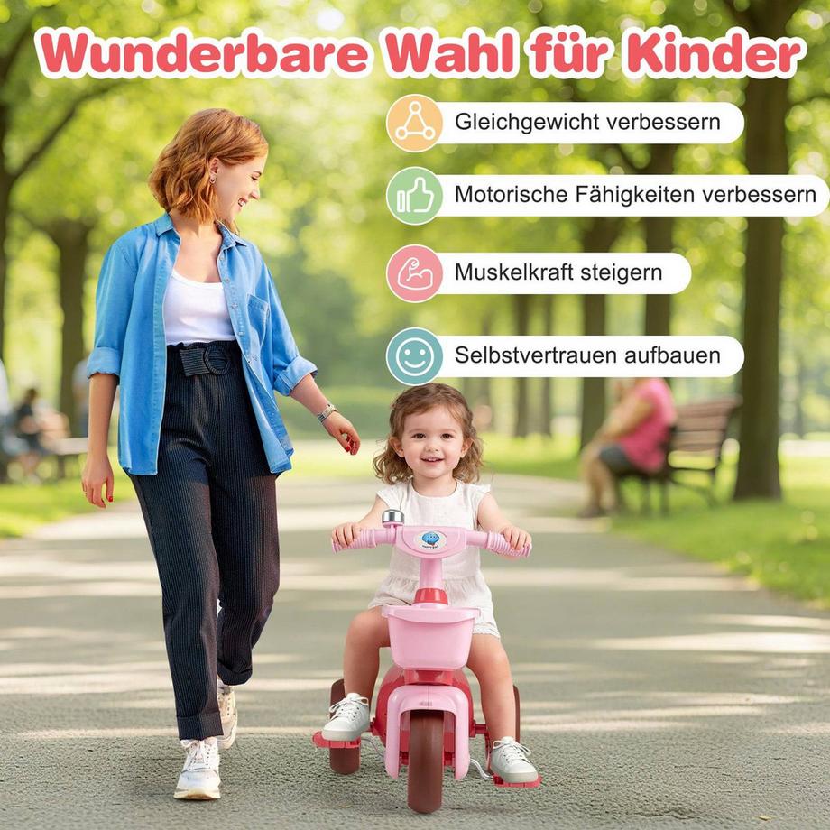 Northix  Triciclo per bambini con campanello 