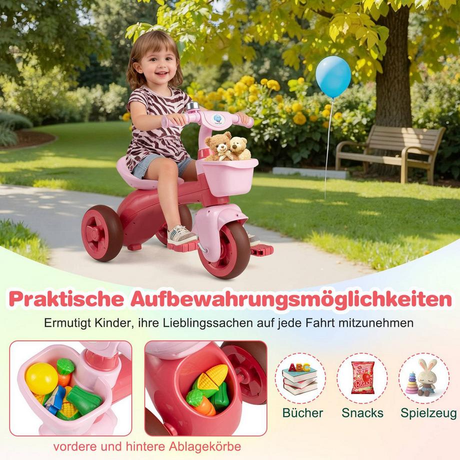 Northix  Triciclo per bambini con campanello 