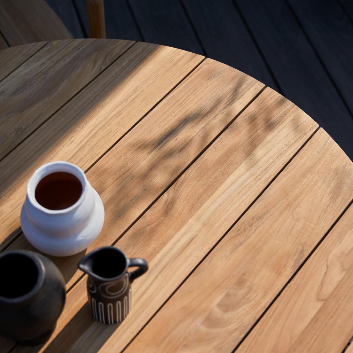 Tikamoon Tavolo da giardino rotondo Paloma  