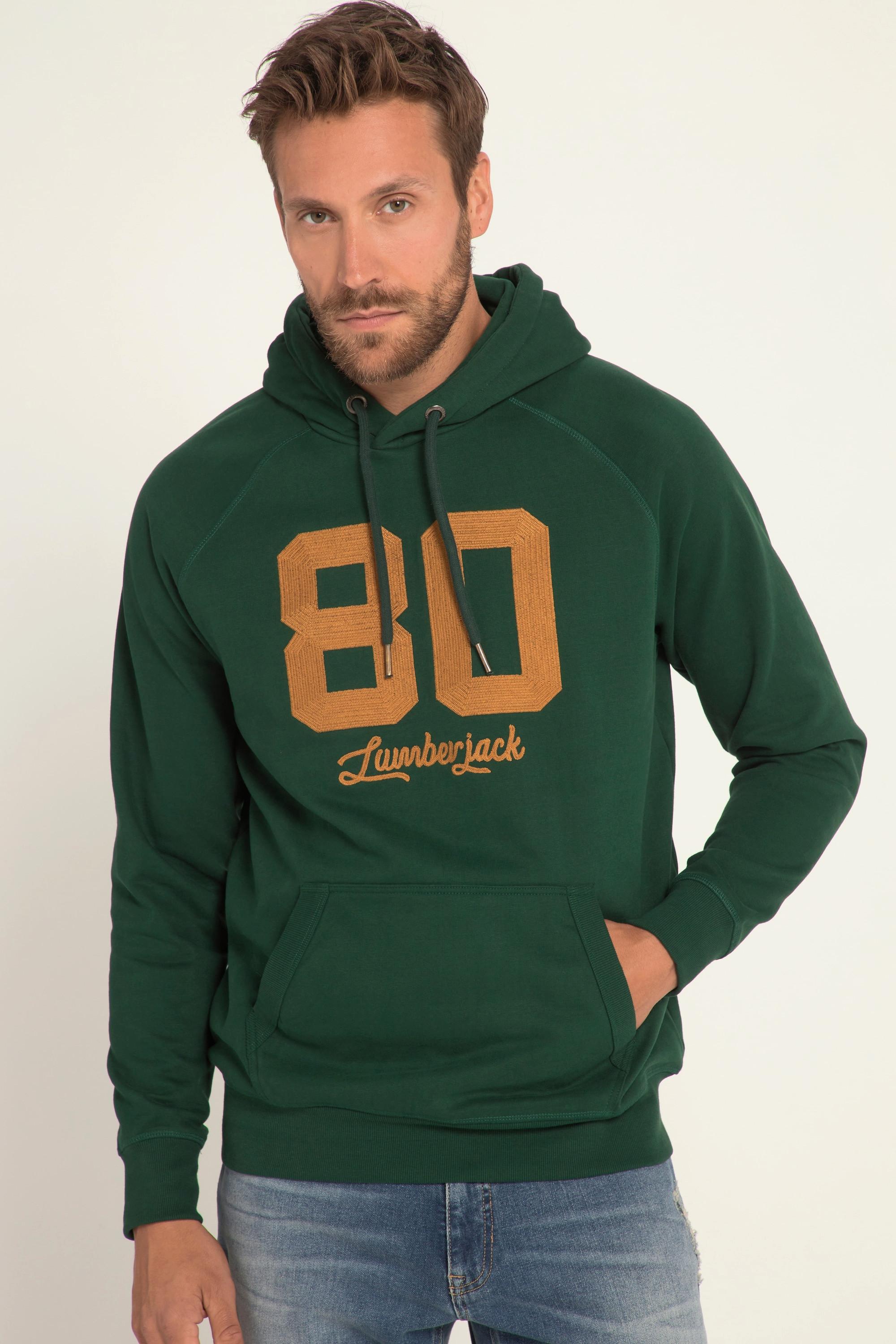 JP1880  Sweat-shirt à capuche, avec poche kangourou - jusqu'au 8 XL 