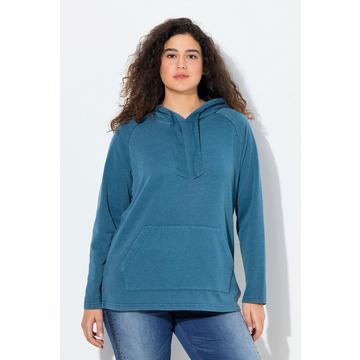 Sweat à capuche et manches longues, cordon fantaisie et style vintage