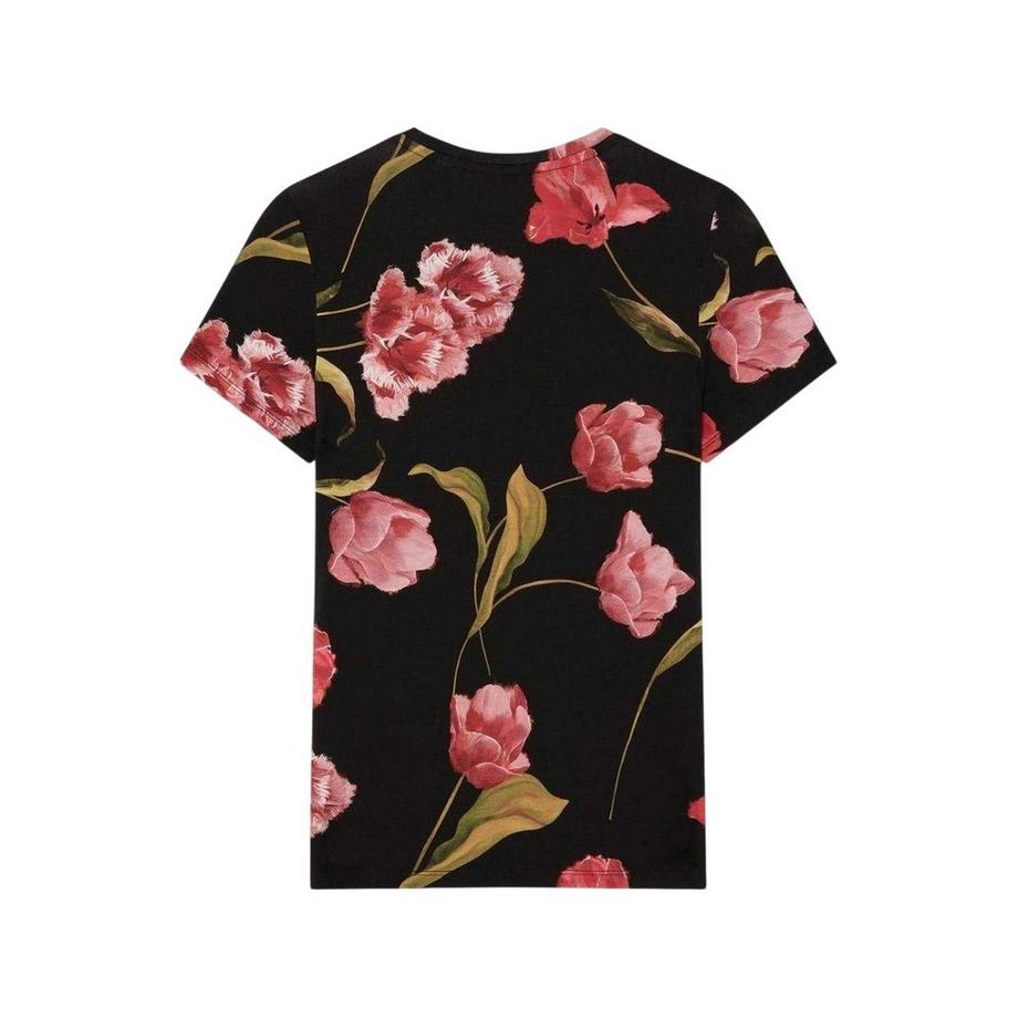 TED BAKER T-Shirt Imprimé Floral Coupe Cintrée  