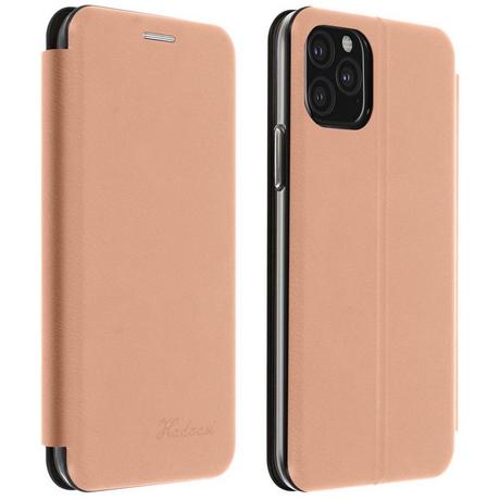 Avizar  Etui iPhone 11 Pro Max Simili-Cuir Rose 