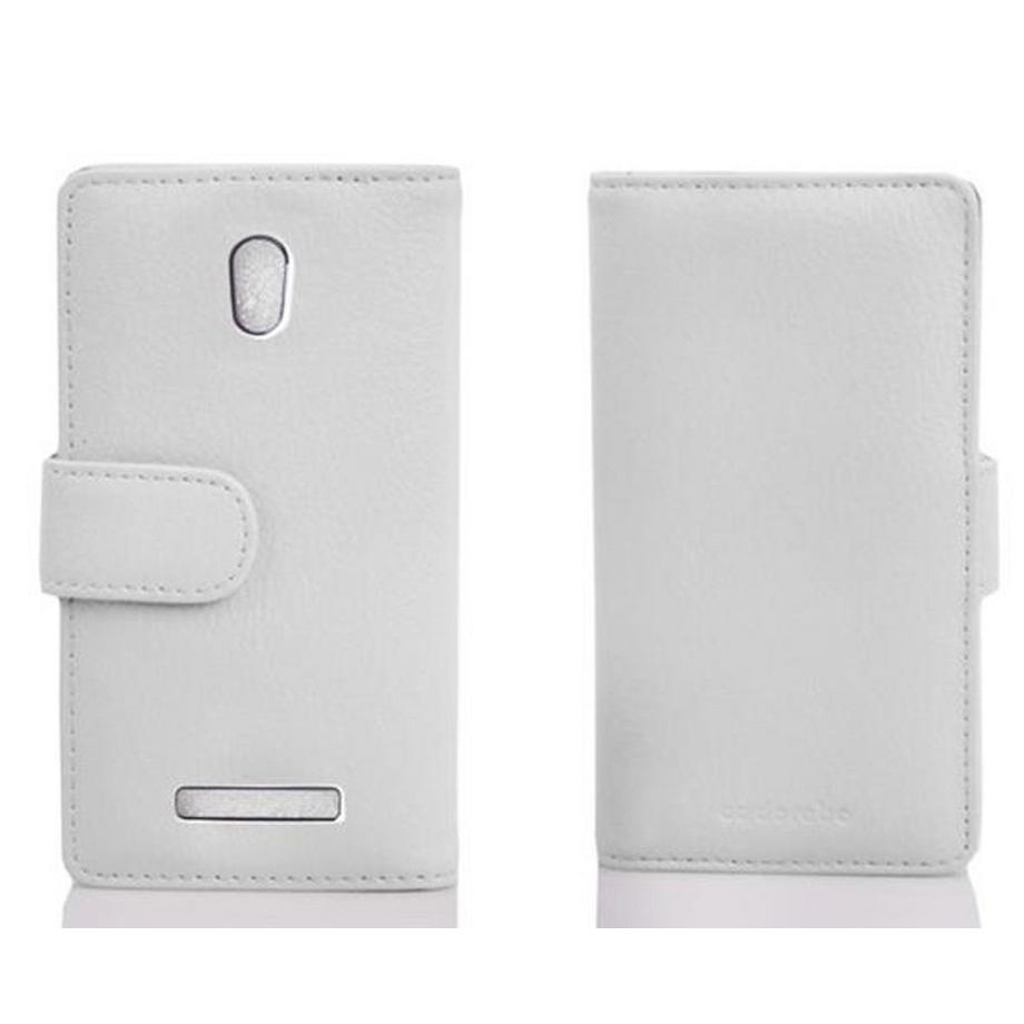 Cadorabo  Hülle für HTC Desire 500 strukturiertem Kunstleder, Kartenfach 