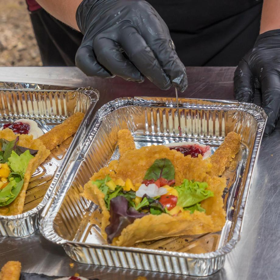 B2X  Aluminiumformen mit Deckel 25er-Pack 