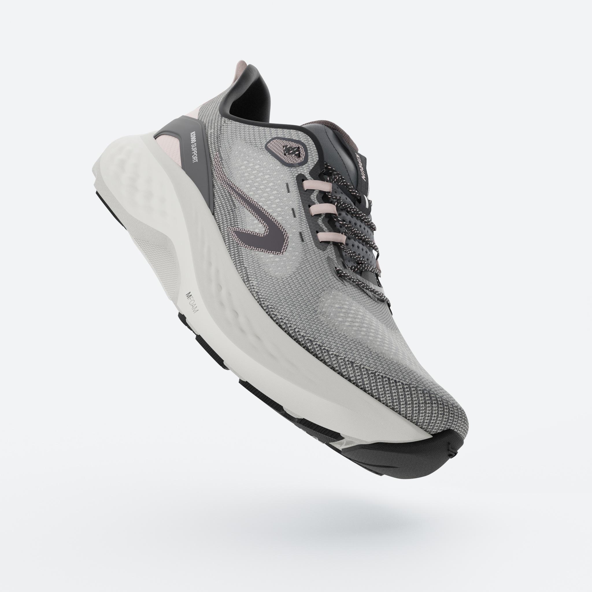 KIPRUN  Chaussures - Laufschuhe Damen - KS900 Support schwarz/rosa 