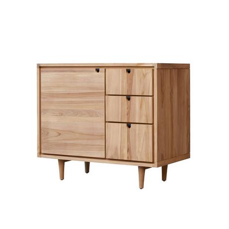 Tikamoon Mobile da bagno in teak massello 95 cm Jonàk  