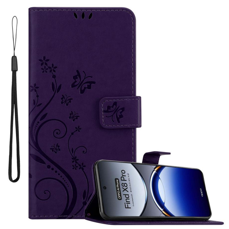 Custodia per Oppo Find X8 Pro cover fiori design