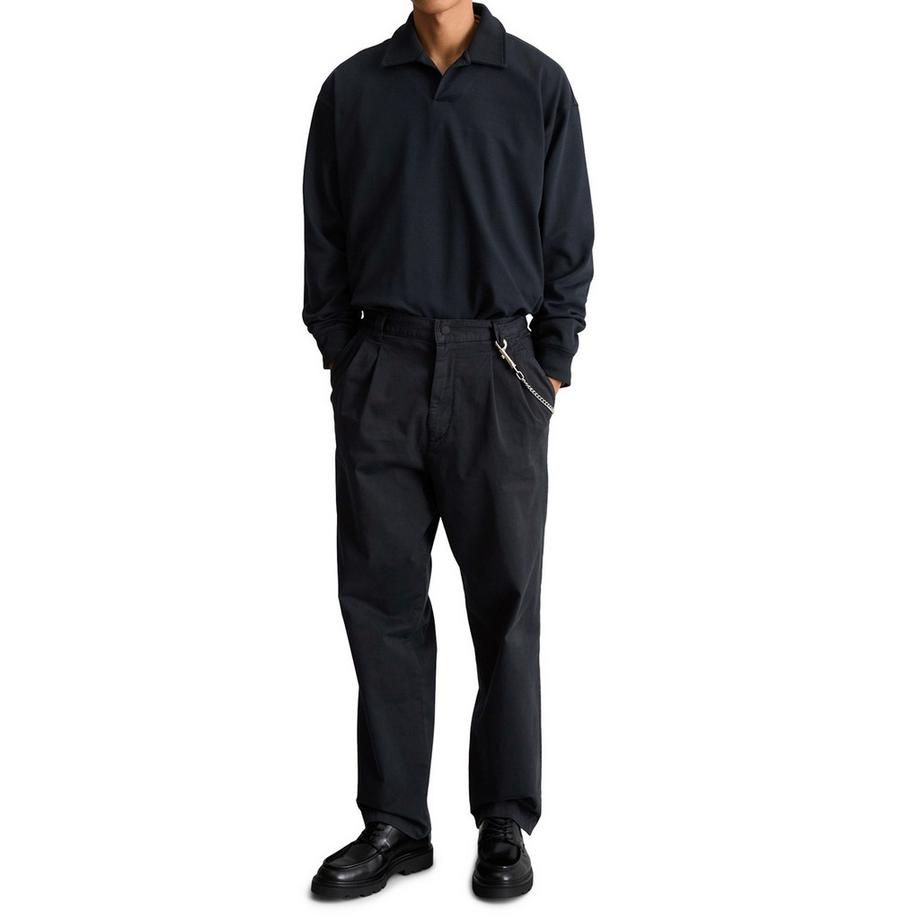 Marc O'Polo Denim Sweat-shirt  Pack de 1 Confortable à porter-Poloshirt Longsleeve Relaxed Fit  