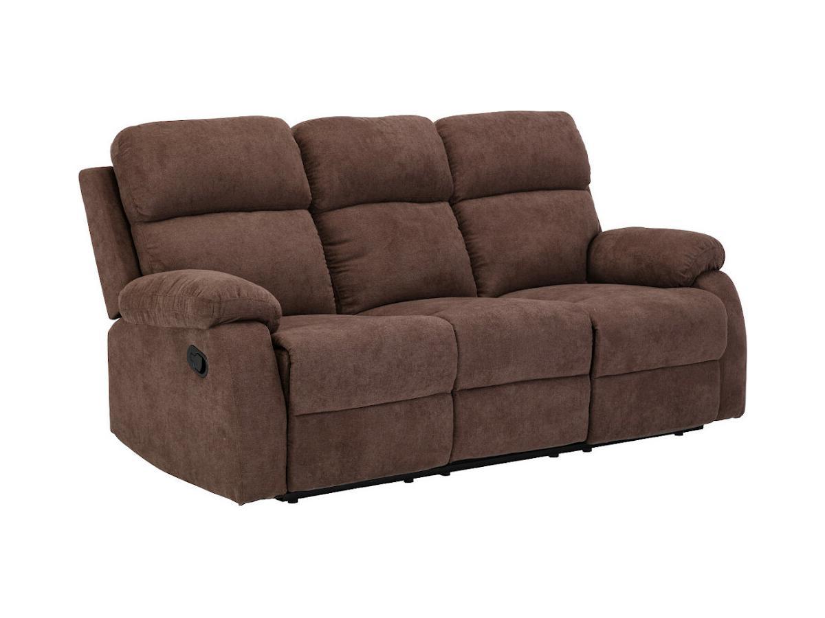 Vente-unique Relaxgarnitur 3+2 TOLZANO Stoff  