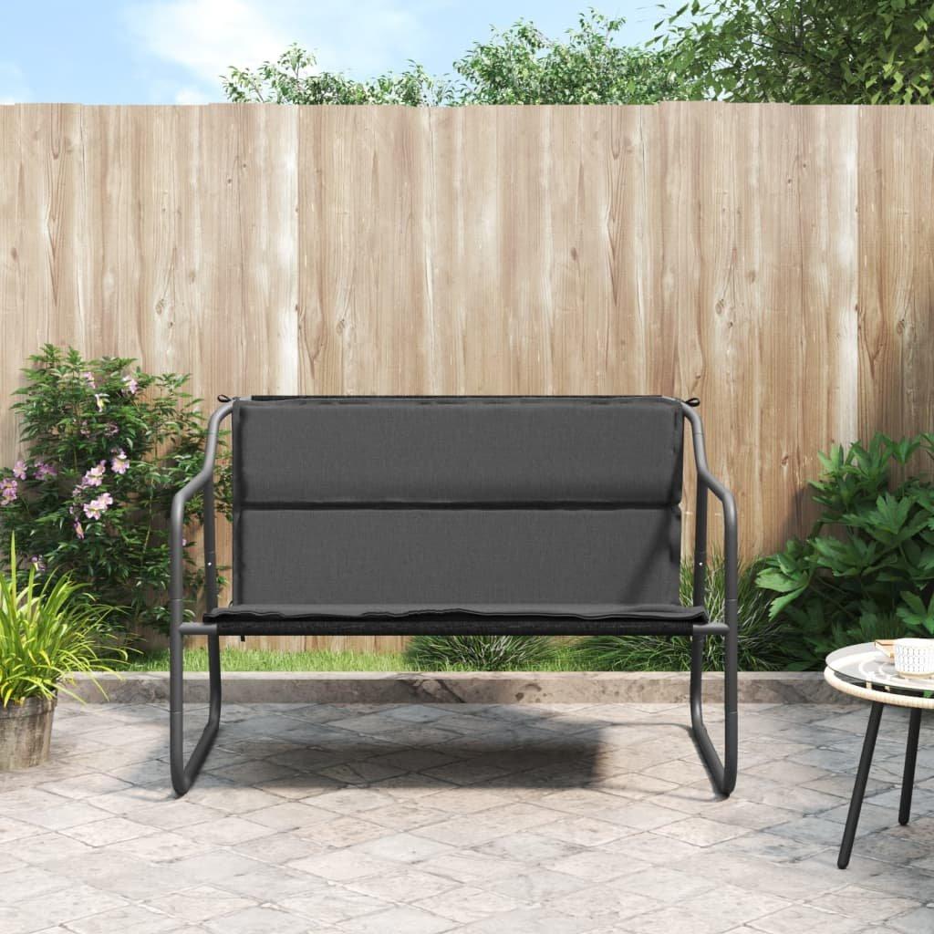 VidaXL Banc de jardin acier  