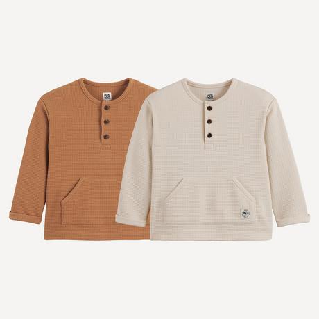 La Redoute Collections  2er-Pack Langarmshirt 