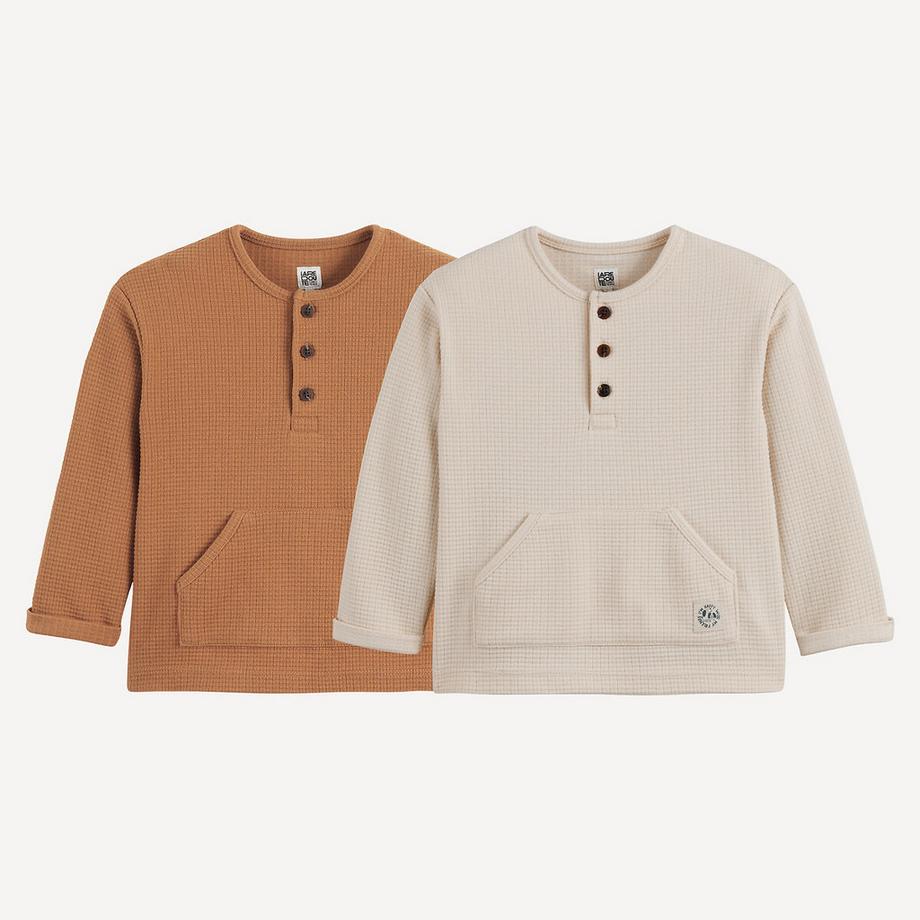 2er-Pack Langarmshirt