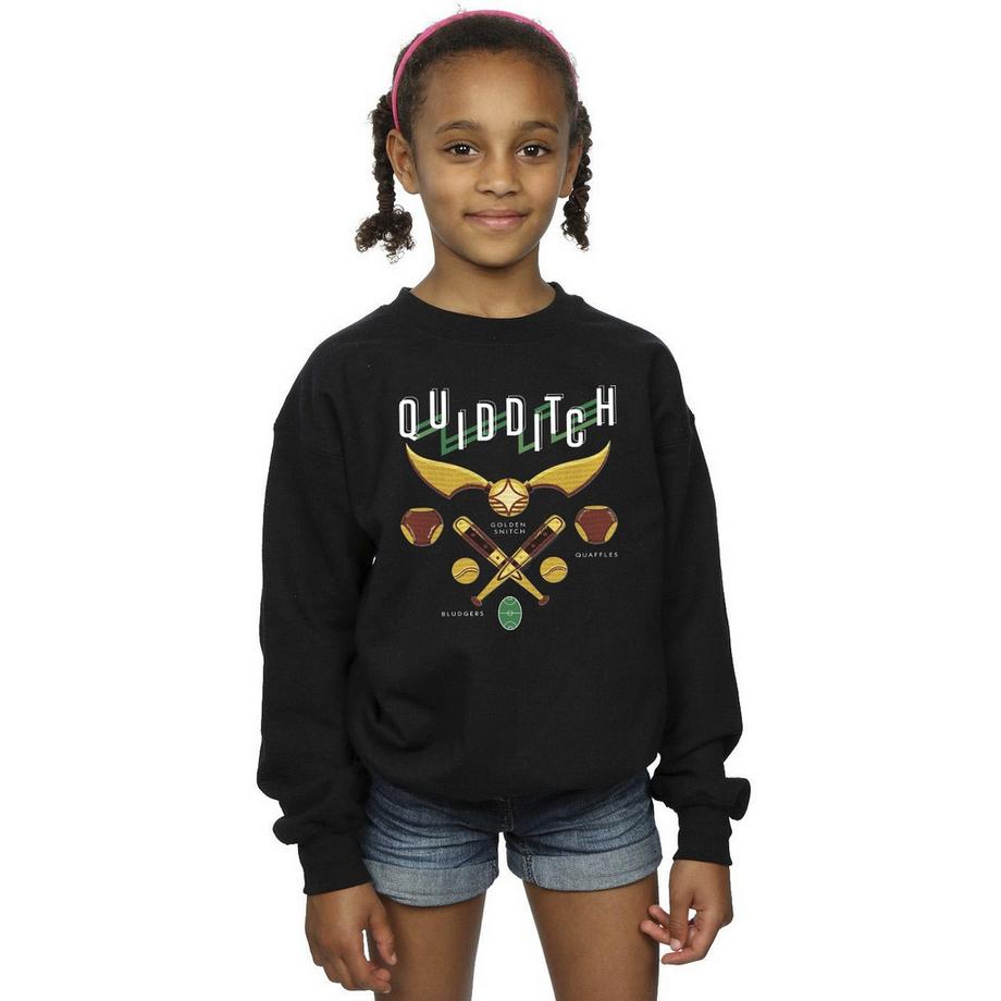 HARRY-POTTER  Quidditch Bludgers Quaffles Sweatshirt 