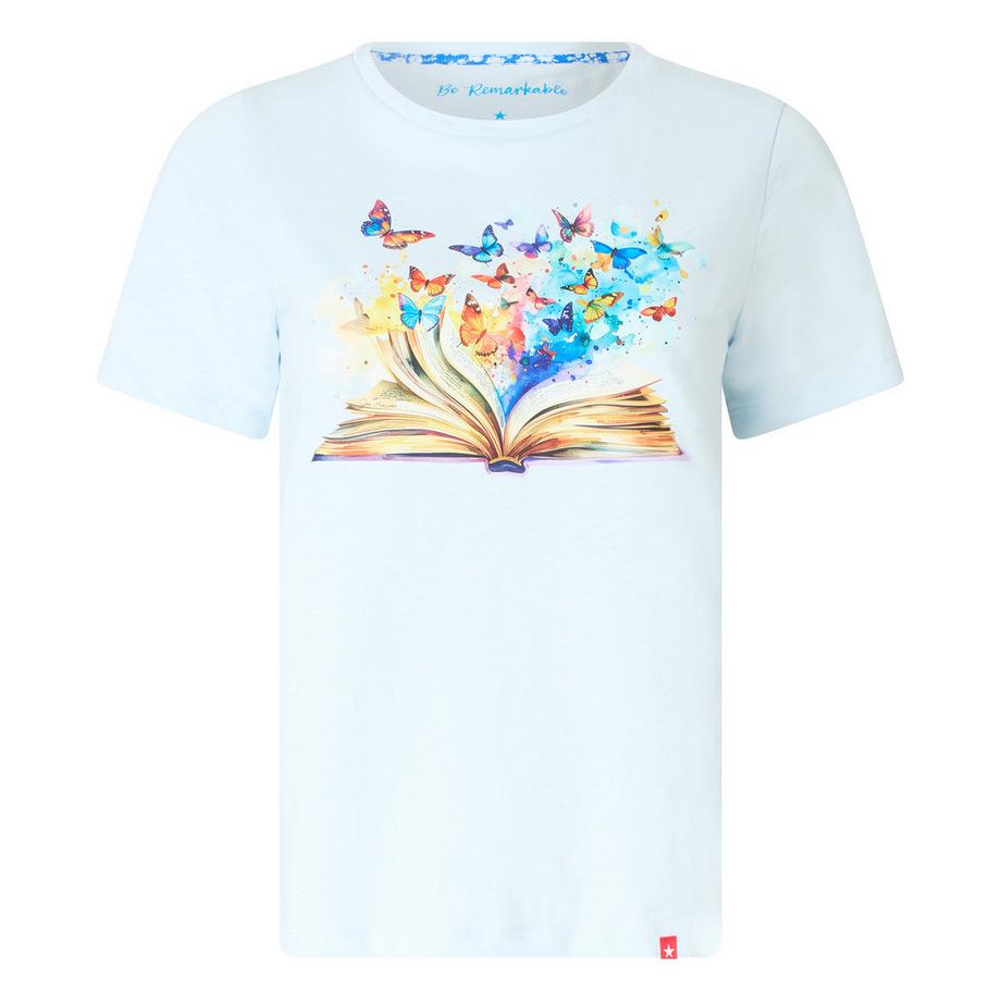 Joe Browns T-Shirt Buch- und Schmetterlingsmotiv  