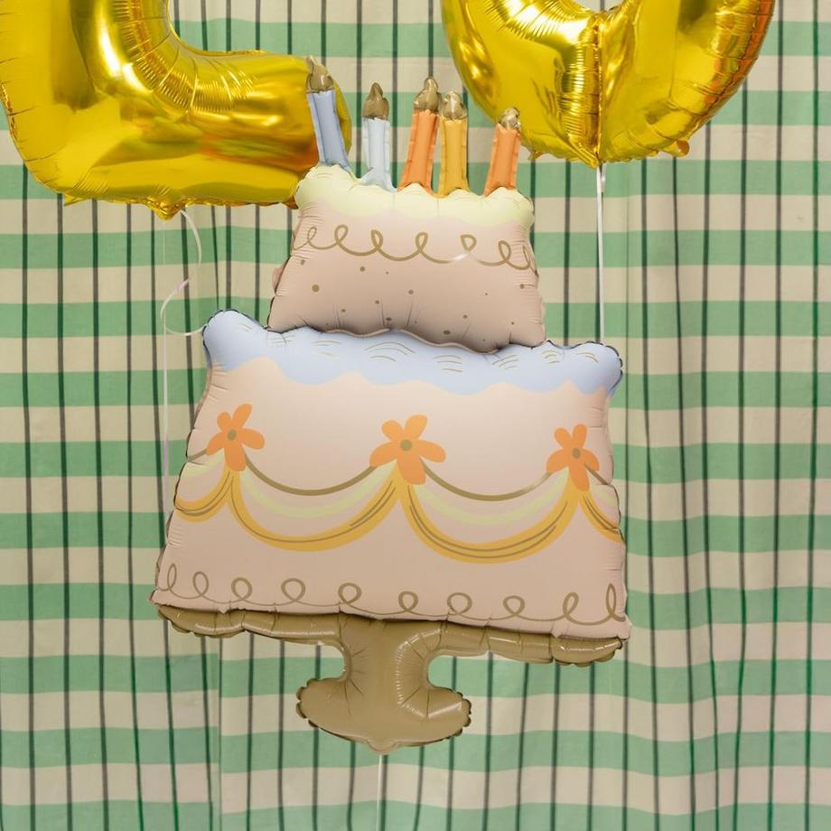 PartyDeco  Ballon en folie  gâteau 