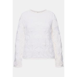 Studio Untold Oversized Ajour Strick Pullover Rollkanten  