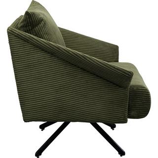 KARE Design Fauteuil pivotant Milo vert  