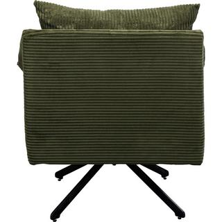 KARE Design Fauteuil pivotant Milo vert  
