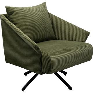 KARE Design Chaise pivotante verte Milo  