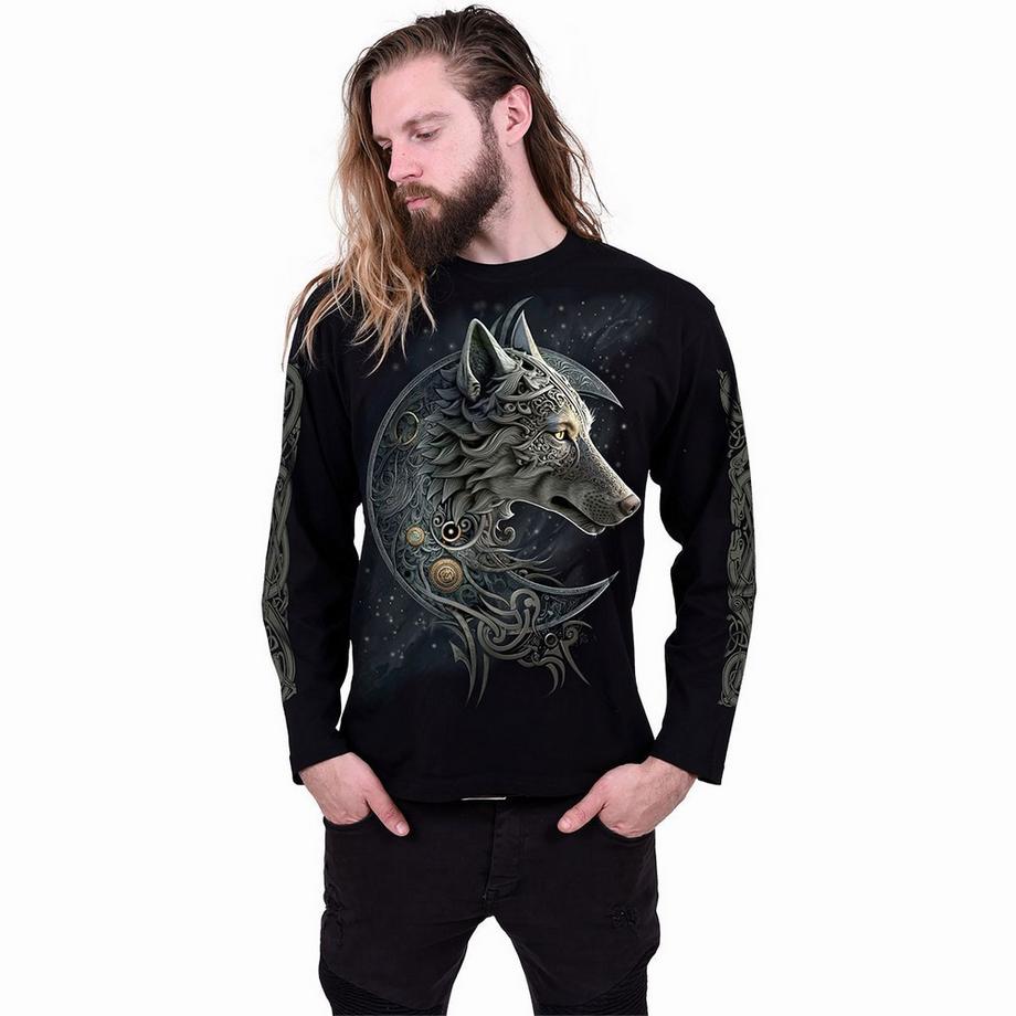 Spiral T-Shirt Manches Longues Celtic Wolf  