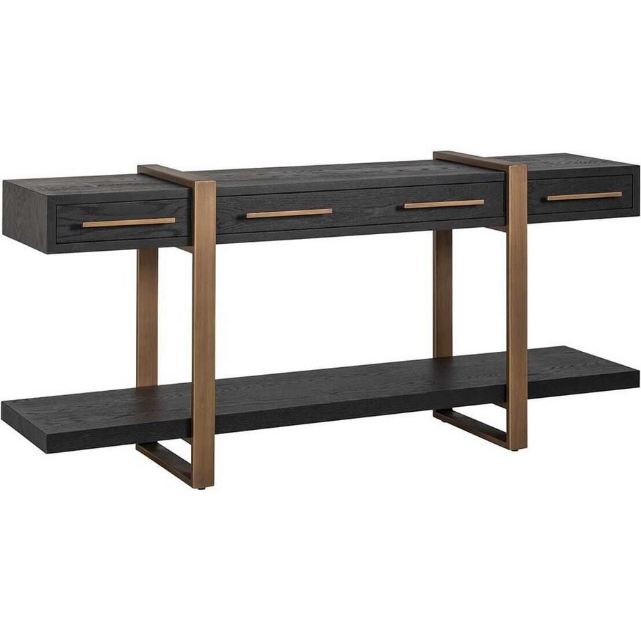 mutoni Sideboard Cambon brun foncé brossé or 180  