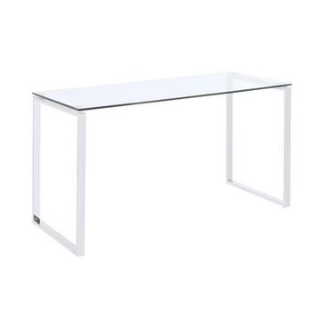 Schreibtisch Glas Metall FREYA