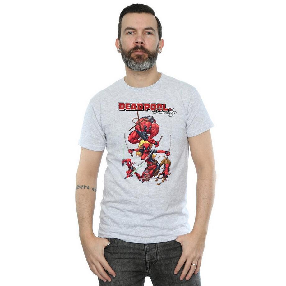 MARVEL Deadpool Family Grafik T-Shirt  