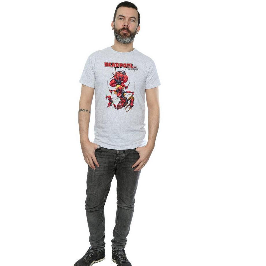MARVEL Deadpool Family Grafik T-Shirt  