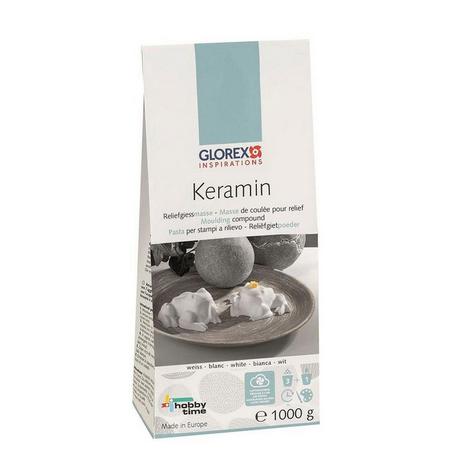 Glorex  GLOREX Keramin 1 kg Bianco 1 pz 