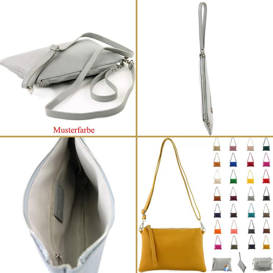 Only-bags.store Pochette Sac Bandoulière Cuir Moyen  