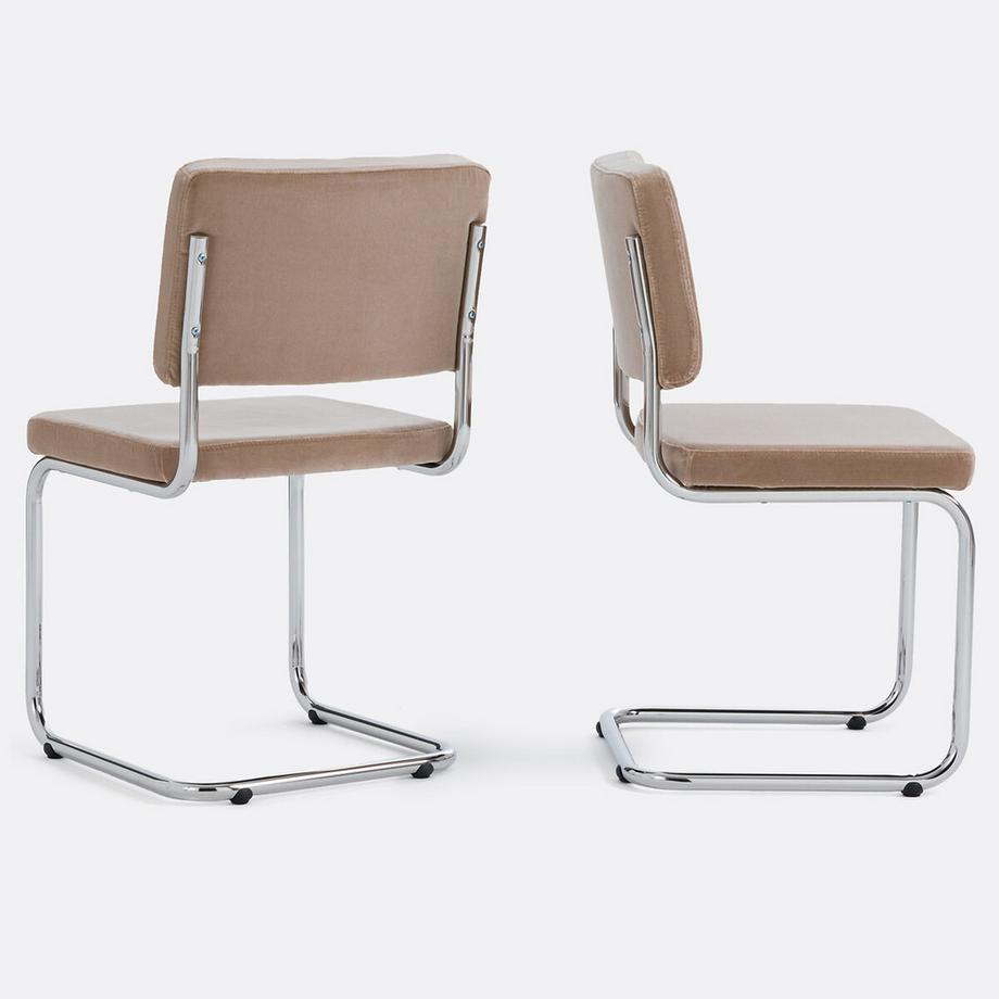 La Redoute Intérieurs 2er-Set Freischwingerstühle Sarva  