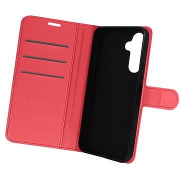 Etui Samsung A54 5G portefeuille Rouge