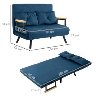 HOMCOM Schlafsofa  