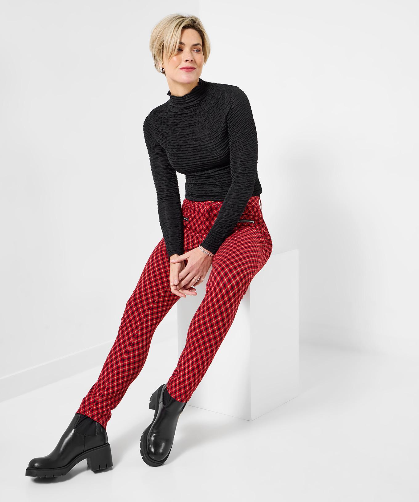 Joe Browns Pantalon Ponte Motif Carreaux Skinny Fit  