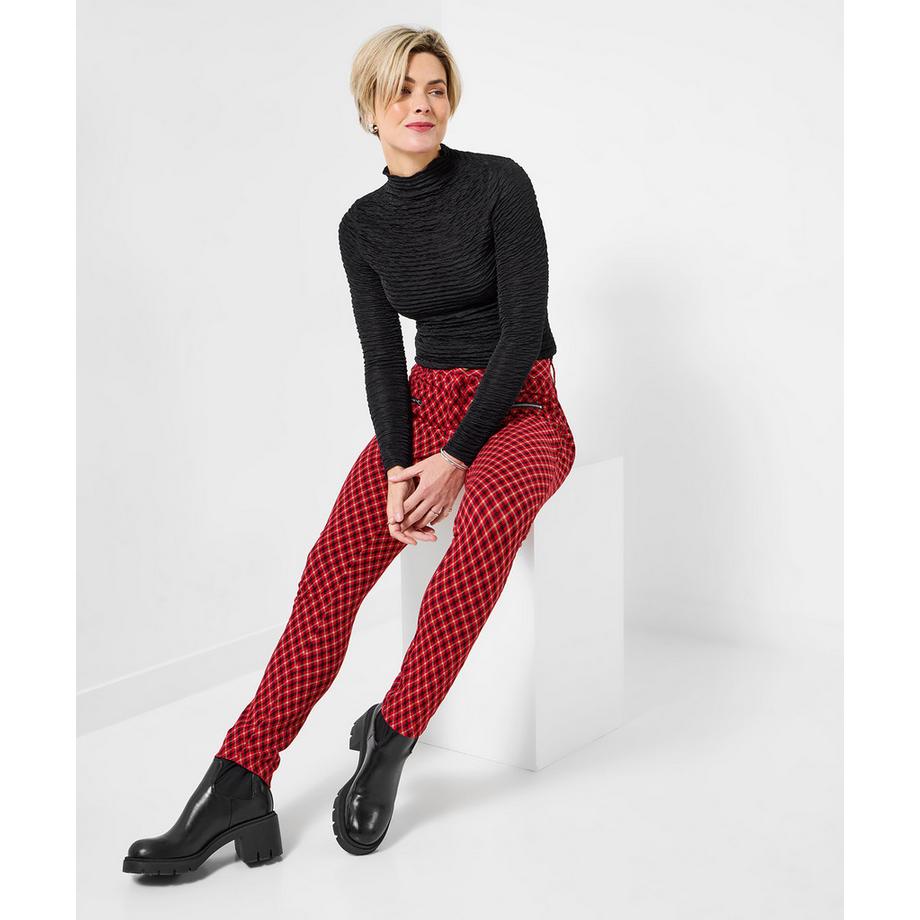 Joe Browns Ponte Karomuster Skinny Fit Hose  