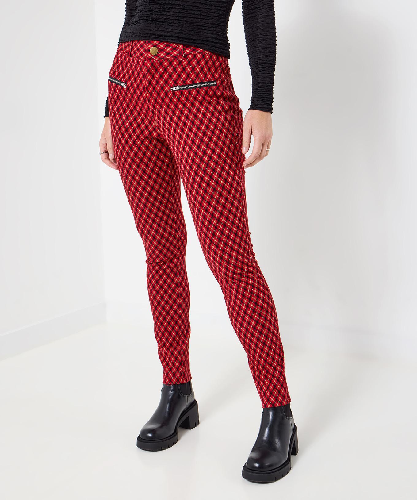 Joe Browns Pantalon Ponte Motif Carreaux Skinny Fit  