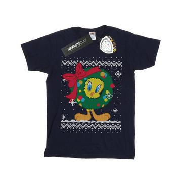 Tweety Pie Christmas Fair Isle TShirt